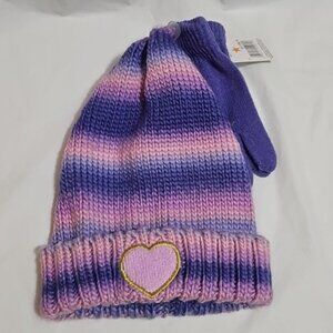 extremely ME! Girls Beanie Hat and Gloves Set OSFM New